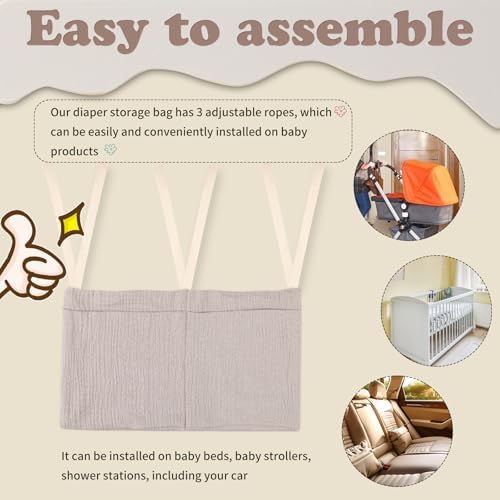 Dormitory Bed-Bunk Organizing Bag Nappy-bags Organizer Bedside Hanging Bags - Image 4