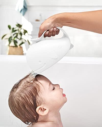 Skip Hop Baby Bath Rinse Cup MOBY Tear-free Waterfall Rinser White Age 0+ - Image 5