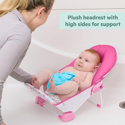 Bright Starts Disney Baby Minnie Mouse Foldaway 2-Position Baby Bath Seat - Image 4