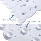 Webos Bath Shower Mat Non Slip: Extra Large Pebble Bathtub mat - Image 4