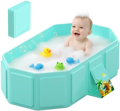 Collapsible Baby Bathtub, Toddler Bathtub by Unknown