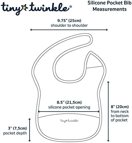 Tiny Twinkle Silicone Pocket Bibs - Image 6