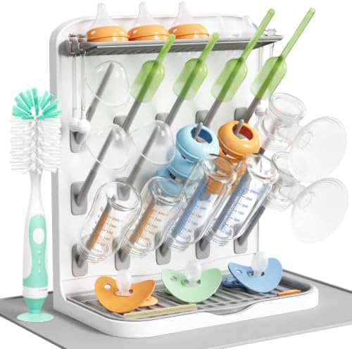 Lifewit 15-Hooks Baby Bottle Drying Rack by Lifewit