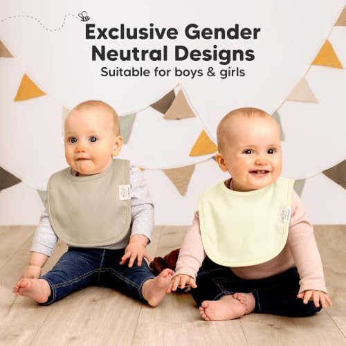 KeaBabies 8-Pack Organic Baby Bibs - Image 6