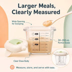 Baby Food Storage Containers, Glass Baby Food Jars & Silicone Cups - Image 6
