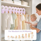 8 PCS Baby Closet Dividers, Nursery Clothes Organizer - Image 5