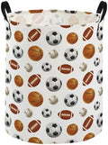 Ball Hamper for Nursery Boys Hamper Cute Storage Bin Organizer Room Decor for by DDBASKET