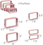 Remobia Hicol TSA Approved 5-Piece Diaper Bag Organizer Pouch Set Clear - Image 2