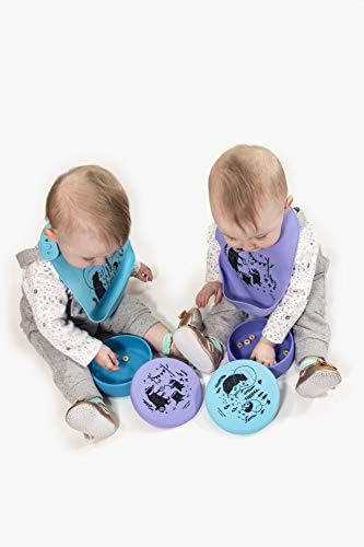 Modern Twist Bucket-Bib 100% Food-Grade Silicone, Waterproof and Reusable - Image 6