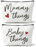 Best Expecting Mom Gifts, Mommy And Baby Canvas Pouch Set, New Mother Keepsake by sahjzk