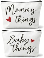 Best Expecting Mom Gifts, Mommy And Baby Canvas Pouch Set, New Mother Keepsake by sahjzk
