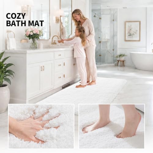 ILANGO Toilet Rugs U Shaped 22" × 24", Soft Absorbent Microfiber Bath Rugs - Image 6