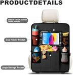Car Backseat Organizer with Tablet Holder, 6 Storage Pockets Seat Back - Image 7