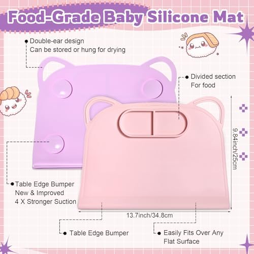 Domensi Silicone Suction Placemats - Image 2