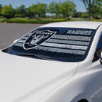 Fanmats NFL Windshield Sun Auto Shade, Sun Shield Sun Visor Accordion tri-fold - Image 2