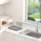 Baby Bottle Drying Rack Organizer Stainless Steel - Image 4