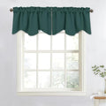 NICETOWN Hunter Green Kitchen Blackout Valances by NICETOWN