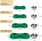 Hubulk Pet Dog Bowls 2 Stainless Steel Dog Bowl - Image 4