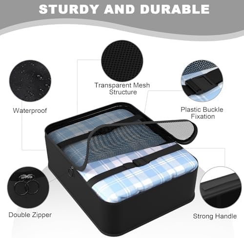 8 Set Packing Cubes for Travel, Suitcase Organizer Bags for Luggage - Image 5