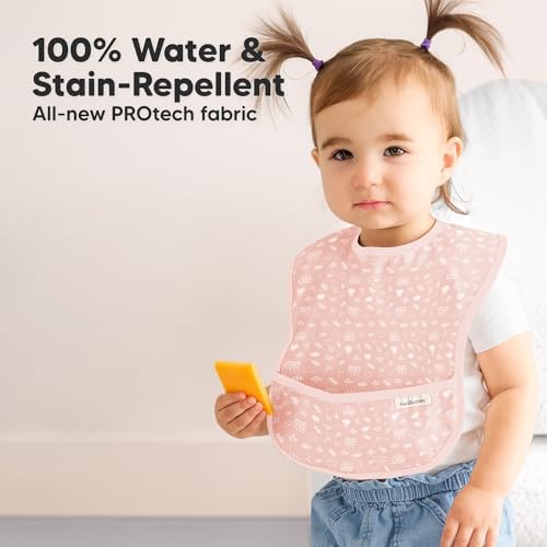 KeaBabies 3-Pack Waterproof Baby Bibs - Image 2