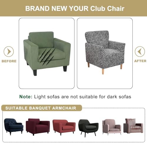 Stretch Chair Covers Armchair Slipcovers - Image 5