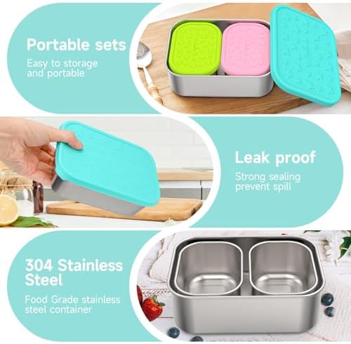 SOPHICO 8 & 24 oz Lunch Boxs for Kids, Food Containers - Image 6
