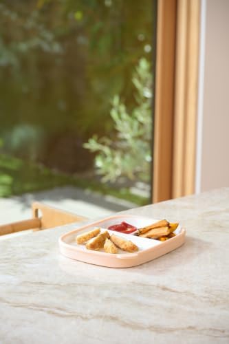 Ello Clean Start Toddler Dinner Plate 2 Pack | BPA-Free Ceramic Plates - Image 3