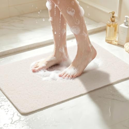 Asvin Soft Textured Bath, Tub Mat, 24x16 Inch, Phthalate Free, Non Slip Comfort - Image 2