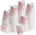 WRAPAHOLIC 3oz Pink Princess Bathroom Cups by WRAPAHOLIC
