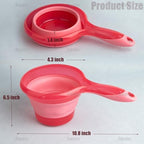 AUEAR, Folding Water Ladle Collapsible Spoon Scoop Cup - Image 2