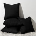 Topfinel Decorative Black Throw Pillow Covers Cushion Cases, Pillow Inserts Not by Topfinel