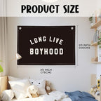 "Long Live Boyhood" Wall Banner 20x30 Inch - Image 2