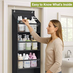 AOODA 2 Pack Over the Door Organizer, Large Capacity Closet Door Hanging - Image 5
