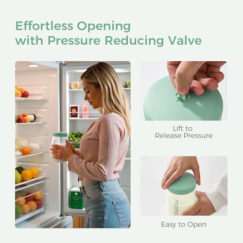 Momcozy Glass Breast Milk Pitcher Lid, Dishwasher Safe Food Grade Caps 1pc - Image 3