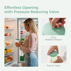 Momcozy Glass Breast Milk Pitcher Lid, Dishwasher Safe Food Grade Caps 1pc - Image 3