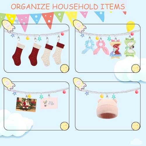 80" 4 Pack Cotton Hanging Storage Chain - Image 4
