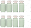 3.4 oz Plastic Small Travel Shampoo Bottles, Refillable Flip Cap Squeeze Bottles by UMETASS