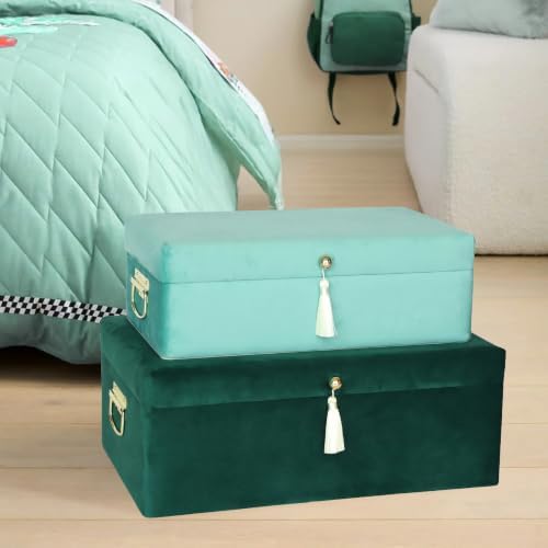 HofferRuffer Velvet Storage Trunks - Image 4