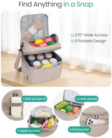 Breastmilk Cooler Bag, 12L Double Deck - Image 6