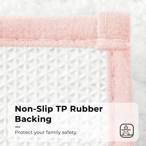 GRANNY SAYS Pink Bathroom Rug, Cute Bath Mat - Image 7