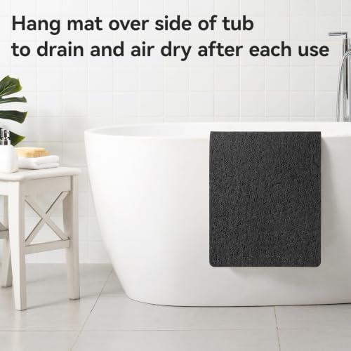 Asvin Soft Textured Bath, Tub Mat, 47x16 Inch, Phthalate Free, Non Slip Comfort - Image 6