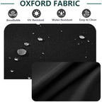 Outdoor High Back Dining Chair Cushions Cover 2-Pack - Image 4