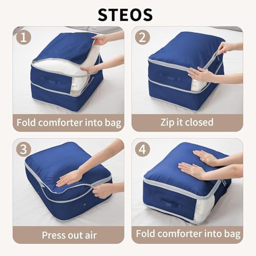 DIMJ Comforter Storage Bag 4 Pack - Image 4