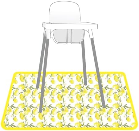BapronBaby Fresh Lemon Waterproof Splash Mat Catch All Floor Cover - Image 3