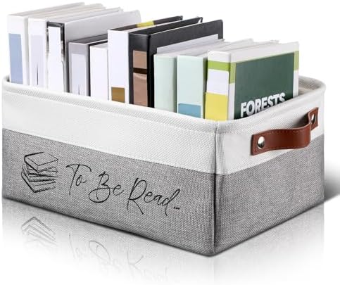 Marsui 1 Pcs TBR Basket Book Storage Bin Bookish Gifts by Marsui