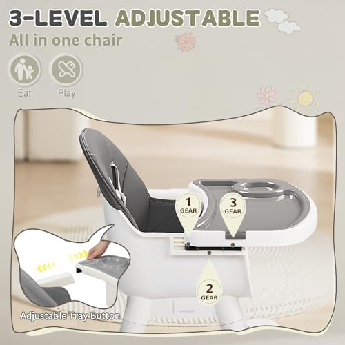 Ktaxon 3-in-1 High Chair for Babies and Toddler - Image 4