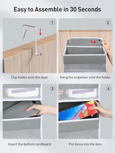Yecaye 1 Pc Over the Door Organizer - Image 5