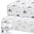 Sorrel + Fern Baby Crib Sheets Neutral, Fitted 2-Pack by SorrelFern