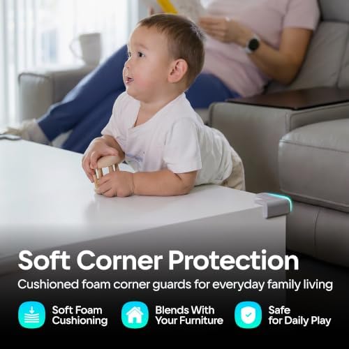 Komfortology 12-Pack Baby Proofing Corner Protectors - Image 2