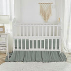 Brandream Boho Bohemian Girl Baby Nursery Crib Bed Skirt Dust Ruffle - Image 3